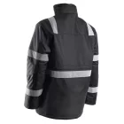Munkavédelmi  Télikabát Coverguard SECURITE XL-es fekete, fényvisszaverő csíkkal 5SEC010