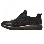 Munkavédelmi  Cipő Női SKECHERS SQUAD fekete-arany SR 77222EC 39-es