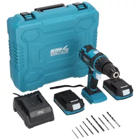   Dedra SAS+ALL DED7030A02 (DED7042) Akkus ütvefúró-csavarbehajtó 18V/2x2,0Ah+töltő, KOFFER