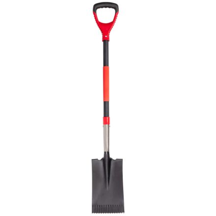 ST Strend Pro Premium RedShark Lapát fogazott, teleszkópos D-nyéllel  2110431