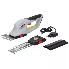   Dedra DED8670 Sövényvágó/fűnyíróolló beépített akkuval, 3,6V (USB-ről tölthető), 12/10cm