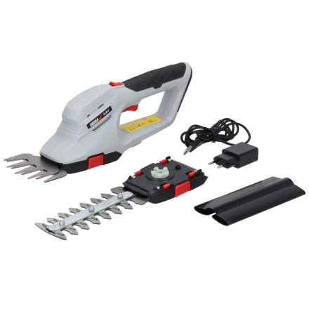 Dedra DED8670 Sövényvágó/fűnyíróolló beépített akkuval, 3,6V (USB-ről tölthető), 12/10cm