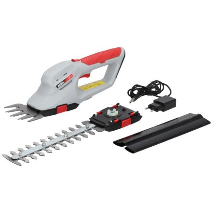 Dedra DED8671 Sövényvágó/fűnyíróolló beépített akkuval, 7,2V (USB-ről tölthető), 20/10cm