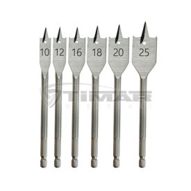 Dedra WDAS06 Fafúrószár készlet lapos, 6 db-os