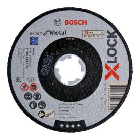   Bosch 2608619255 PRO Metal X-Lock vágótárcsa (Darabolótárcsa)125x2,5x22,23
