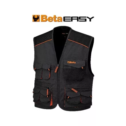 Munkavédelmi Mellény 079070901 BETA 7907E/ S-Sokzsebes Mellény canvas