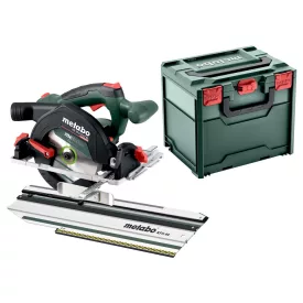  Metabo  KS18LTX57BL Akkus körfűrész +KFS44 vezetősínnel 18V akku és töltő nélkül, metaBOX 340 691223000