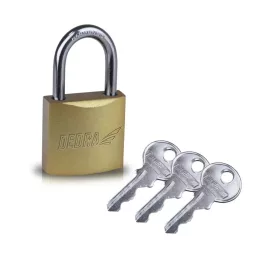   Dedra 11U122 Lakat réz bevonatos öntöttvas, 3 kulccsal 50mm