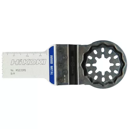 Hikoki  782720 Multiszerszám merülőfűrészlap MSD20PB 20x34x0,6mm/18tpi FA/SZENDVICSPANEL