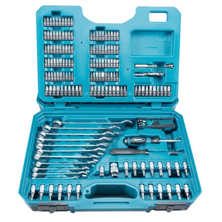Makita E-10883  221 részes 1/2" szerszámkészlet műanyag kofferben