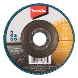 Makita D-74245 Lamellás csiszoló INOX 125mm K80 STANDARD