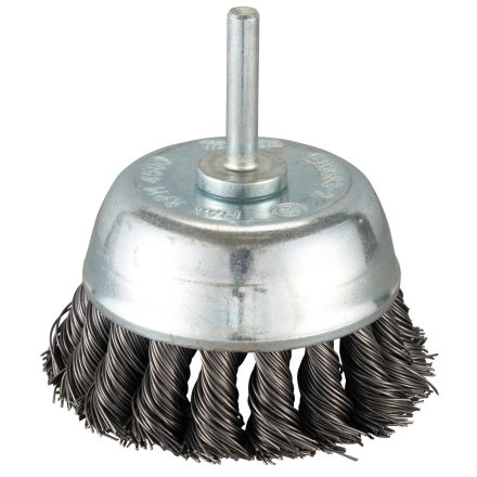 Makita  D-73807 Drótkefe csésze fonott 75x6mm 1/4"