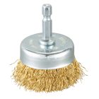 Makita  D-73617 Drótkefe csésze sárgaréz bevonattal  50mm 1/4"