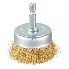   Makita  D-73617 Drótkefe csésze sárgaréz bevonattal  50mm 1/4"