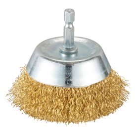   Makita  D-73639 Drótkefe csésze sárgaréz bevonattal  75mm 1/4"