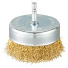 Makita  D-73645 Drótkefe csésze sárgaréz bevonattal  80mm 1/4"