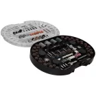 Dedra 08T700 Tartozékkészlet mini csiszolóhoz, 287 részes