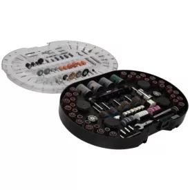   Dedra 08T700 Tartozékkészlet mini csiszolóhoz, 287 részes