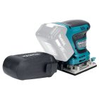 Makita DBO484Z Akkus rezgőcsiszoló 114x140mm 18V LXT akku és töltő nélkül, karton