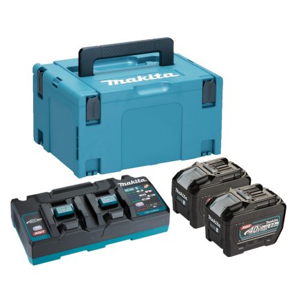 Makita 191Y97-1 Akkucsomag 40Vmax XGT 2x8,0 Ah Li-Ion akku + DC40RB duplatöltö + MAKPAC