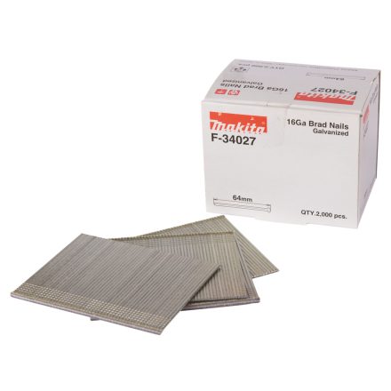 Makita F-34027 Fejnélküli szeg galvanizált 64x1,3 mm 16GA DBN600
