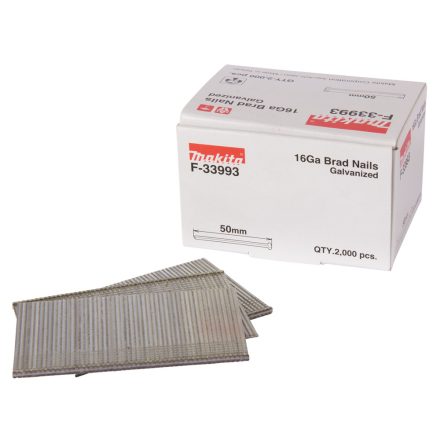 Makita F-33993 Fejnélküli szeg galvanizált 50x1,3 mm 16GA DBN600