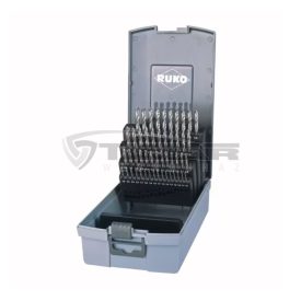   RUKO  214217RO Csigafúró készlet DIN 338 N típus HSS-G 50 részes