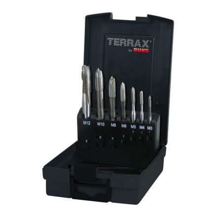 TERRAX  A245057ETX HSSE-Co5 Type B Gépi menetfúró M3-M12 készlet