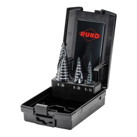Ruko  101626PRO RunaTEC Lépcsős fúró készlet 3 részes