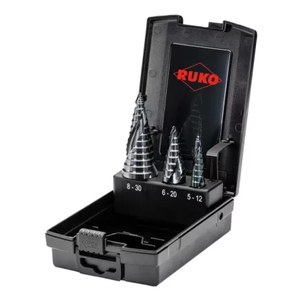 Ruko  101626PRO RunaTEC Lépcsős fúró készlet 3 részes
