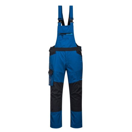 Munkavédelmi  Mellesnadrág PORTWEST WX3 M-es kék, erősített varrással PW-T704PBR