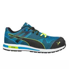   Munkavédelmi  Cipő PUMA Blaze Knit Low kék-zöld HRO S1P SRC PUM-643060 39-es