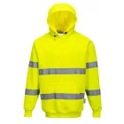 Munkavédelmi  Pulóver PORTWEST B304 L-es jólláthatósági narancs, belebújós, kapucnis PW-B304YER