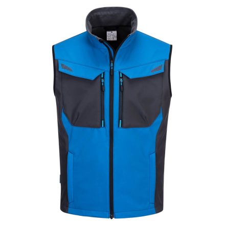 Munkavédelmi  Mellény PORTWEST WX3 S-es perzsa kék, softshell anyag PW-T751PBR