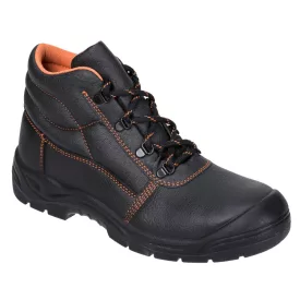   Munkavédelmi  Bakancs PORTWEST Steelite Kumo Boot fekete bőr S3 FW24BKR 40-es
