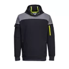 Munkavédelmi  Pulóver PORTWEST PW3 XL-es fekete, kapucnis PW337BKR