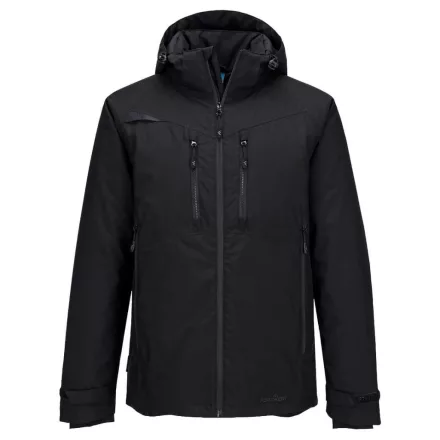 Munkavédelmi  Téli Kabát DX460 Fekete,kapucnis XXXL PW-DX460BKRXXXL