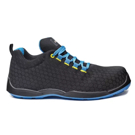 Munkavédelmi  Cipő BASE Marathon fekete-kék S3 SRC PW-B0677BKB 39-es