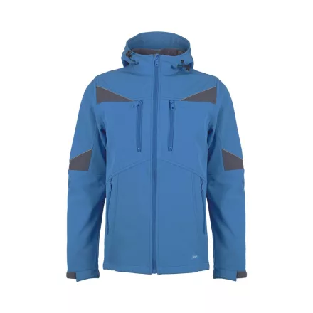 Munkavédelmi  Kabát TOP_NOVA-SS-B 4XL-es kék, vízálló softshell anyag
