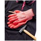 Munkavédelmi  Kesztyű A8083-SPE Ardon Nature Touch latex hab mártott Pink 7-es