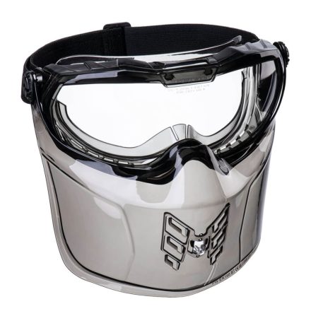 Munkavédelmi  Szemüveg PORTWEST PS22 Ultra safe víztiszta, gumipántos, állvédővel PW-PS22CLR