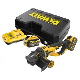   DEWALT DCG460X2-QW Akkus sarokcsiszoló 54V 2x9,0 Ah kofferben FLEXVOLT 230mm