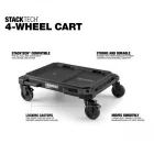StackTech TB-B1-T-10 4 kerekes guruló kocsi