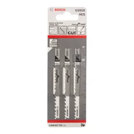   Bosch 2608637723 Szúrófűrészlap Clean for Wood U 101 D 3db