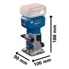 Bosch GLF 18V-8  Akkus élmaró 18V akku és töltő nélkül , karton 06016C6020