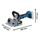 Bosch GFF 18V-22 18V Akkus Lapostiplimaró 18V akku és töltő nélkül 0601620100  karton