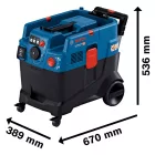 Bosch GAS12-40MA Ipari porszívó 1200W (karton) 06019M0120