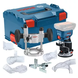   Bosch GKF 18V-8 Akkus élmaró/felsőmaró 18V akku és töltő nélkül, L-BOXX 238 06016C2003