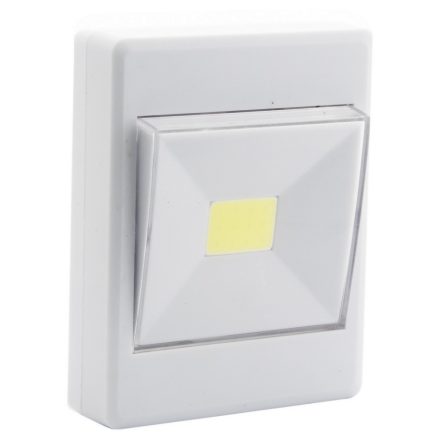 Entac Hordozható Fali Kapcsoló LED Lámpa 1W (4xAAA), elemek nélkül  EPWSL-1W-LED  5999097994307
