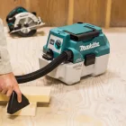 Makita  DVC750LZ Akkus porszívó, száraz-nedves 18V LXT akku és töltő nélkül L-osztály, HEPA szűrő, 7,5/4,5L
